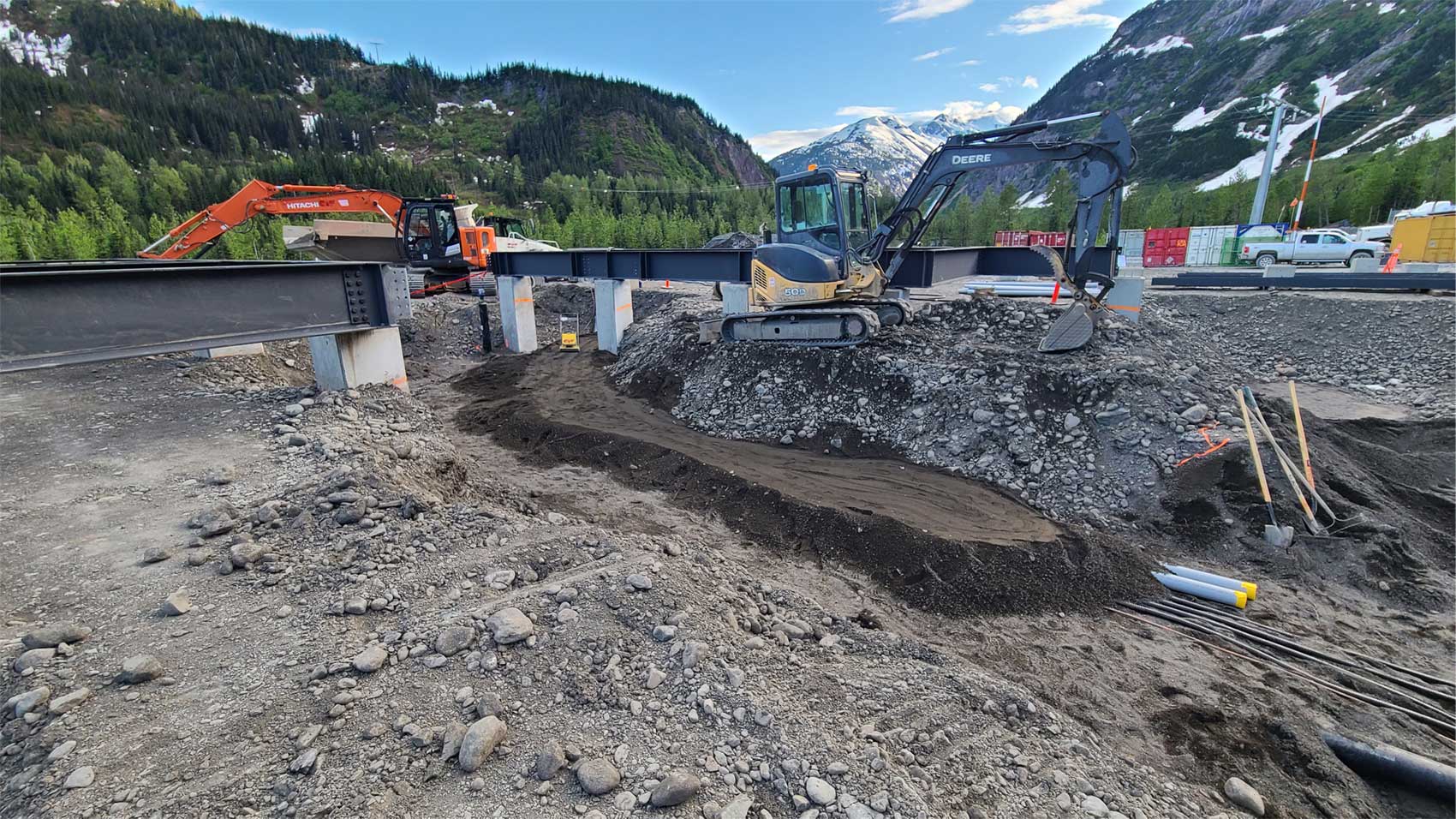 Laying stable foundations for the upgraded camp