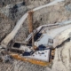 Prepareing crusher at the base of Gibraltar mine