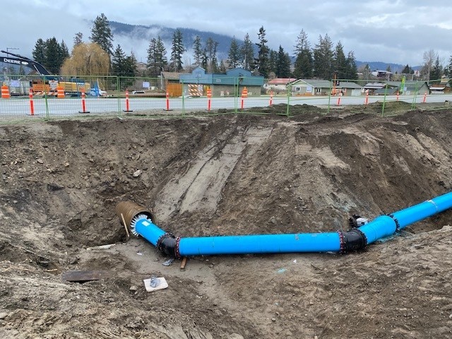 Highway 1 expansion work site